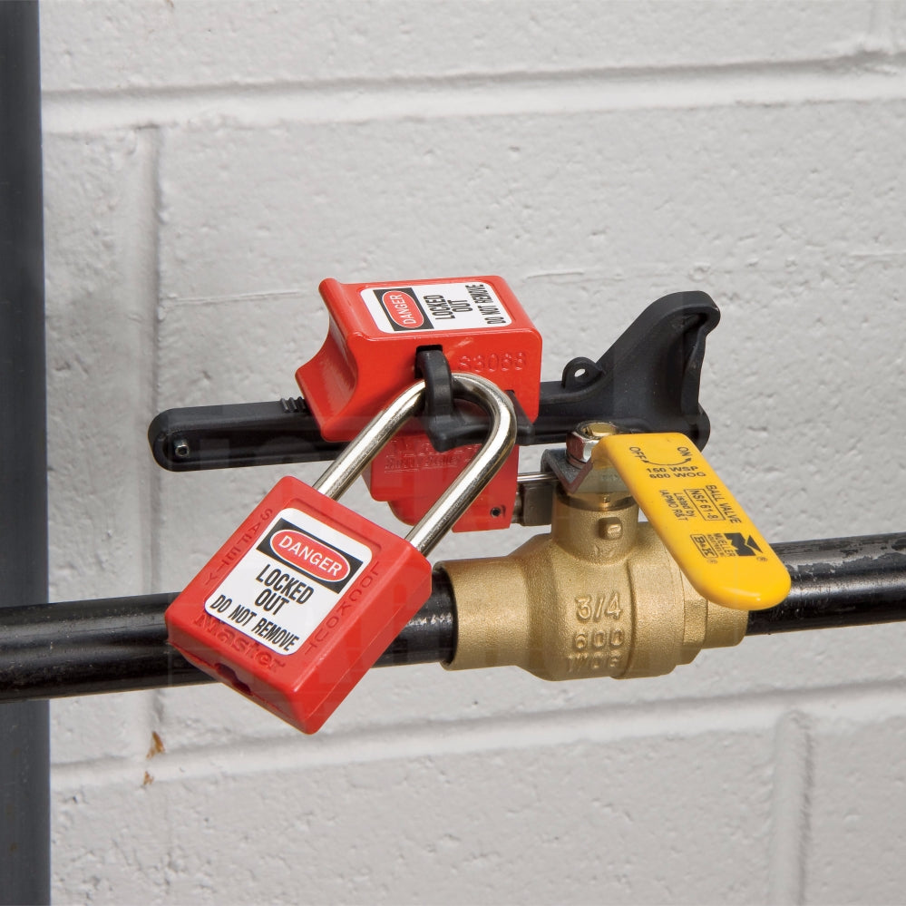 Seal Tight Handle On Ball Valve Lockout Seal Tight Handle On Ball Valve Lockout
